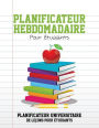 Planificateur Hebdomadaire Pour ?tudiants Planificateur Universitaire De Lecons Pour Etudiants