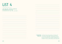 Alternative view 5 of 52 Lists for Calm