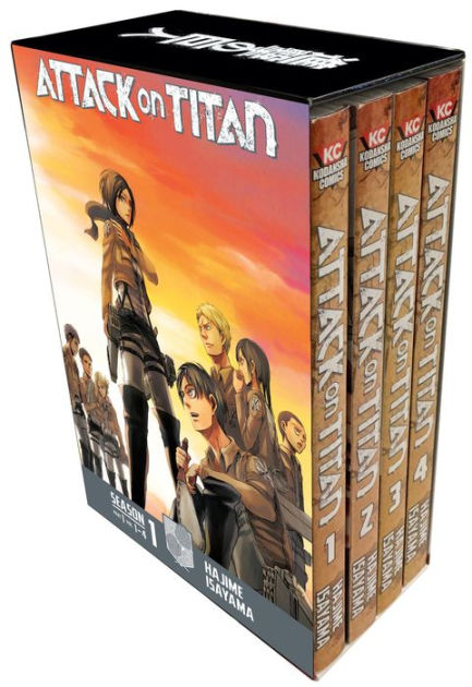 Attack on Titan box set review - teens tangle with people-eating