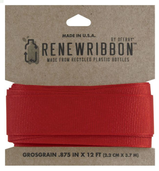 Renew Grosgrain Ribbon Red