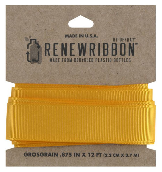 Renew Grosgrain Ribbon Yellow