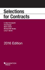 Title: Selections for Contracts: 2016 Edition / Edition 2016, Author: E. Farnsworth