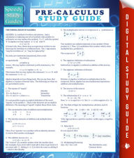 Title: Pre-Calculus Study Guide (Speedy Study Guide), Author: Speedy Publishing