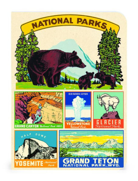 3 Mini Notebooks - National Parks