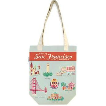 Cavallini Tote Bag - San Francisco