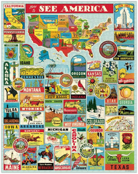 See America 1,000 piece puzzle