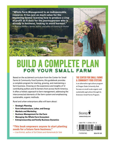 Whole Farm Management: From Start-Up to Sustainability