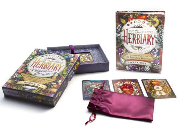 The Illustrated Herbiary Collectible Box Set: Guidance and Rituals from 36 Bewitching Botanicals; Includes Hardcover Book, Deluxe Oracle Card Set, and Carrying Pouch