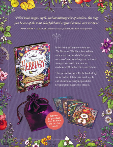 The Illustrated Herbiary Collectible Box Set: Guidance and Rituals from 36 Bewitching Botanicals; Includes Hardcover Book, Deluxe Oracle Card Set, and Carrying Pouch