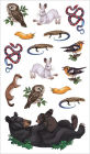 Alternative view 4 of Wild, Wonderful Tattoo Woodland Animals: 60 Temporary Tattoos That Teach