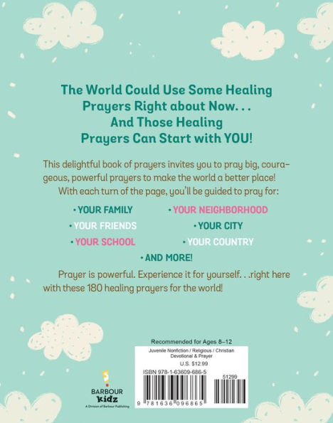 180 Healing Prayers for the World: Inspiration and Encouragement for Girls