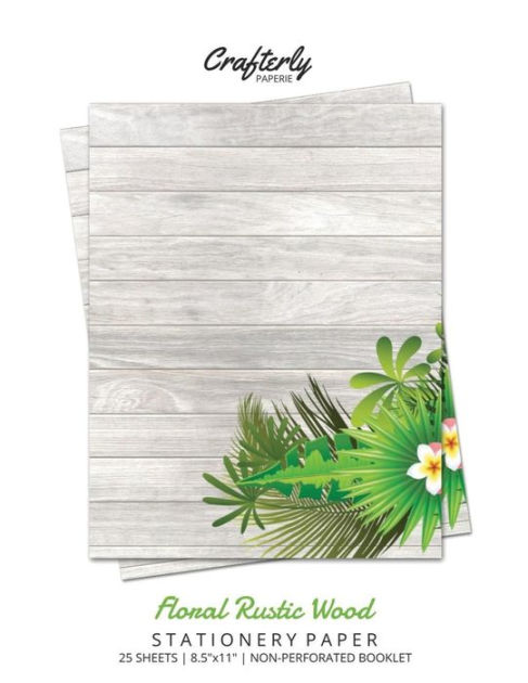 Brushed Floral Letter Papers