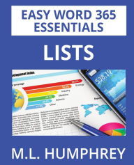 Title: Word 365 Lists, Author: M L Humphrey