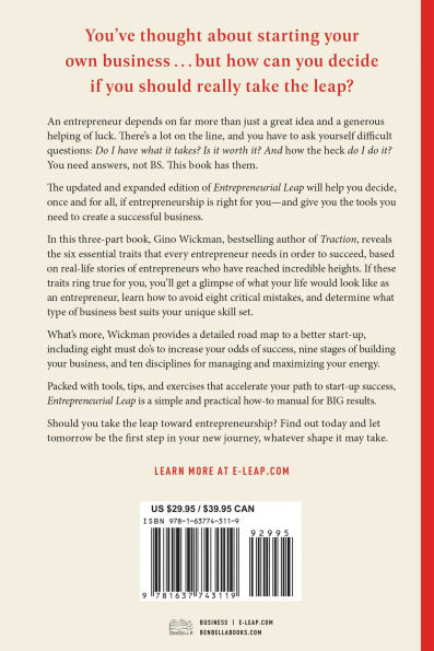 Entrepreneurial Leap, Updated and Expanded Edition: A Real-World Guide to Discovering What It Takes to Be an Entrepreneur and How You Can Build the Business of Your Dreams
