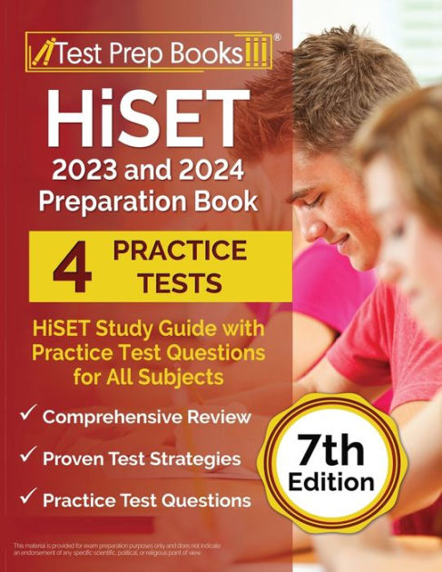 HiSET 2023 And 2024 Preparation Book: HiSET Study Guide With Practice ...