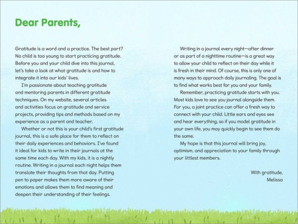 A Year of Gratitude Journal for Kids: 365 Daily Prompts