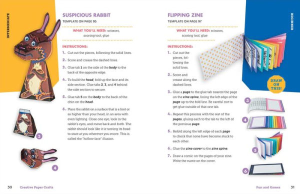 Creative Paper Crafts: 35 Cool, Customizable Projects for Crafty Kids