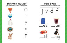Alternative view 5 of My First Learn-to-Read Preschool Workbook: Practice Pre-Reading Skills with Phonics, Sight Words, and Simple Stories!