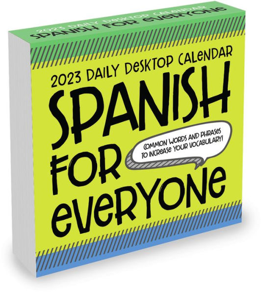 2023 Spanish Words Daily Desktop Calendar by TF Publishing Barnes