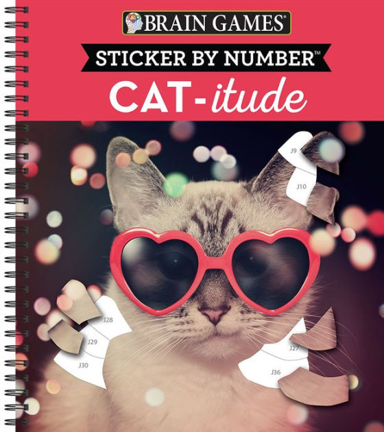 Barnes and Noble Blank sticker Book: Humorous Cat Blank Sticker