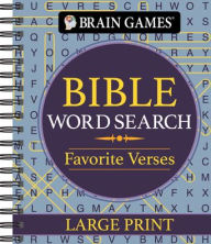 Title: Brain Games - Bible Word Search: Favorite Verses - Large Print, Author: Publications International Ltd