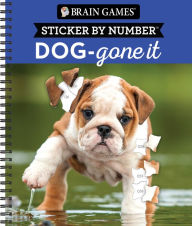 Brain Games Sticker by Number Dog Gone It