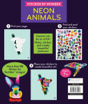 Alternative view 5 of Sticker by Number Neon Animals