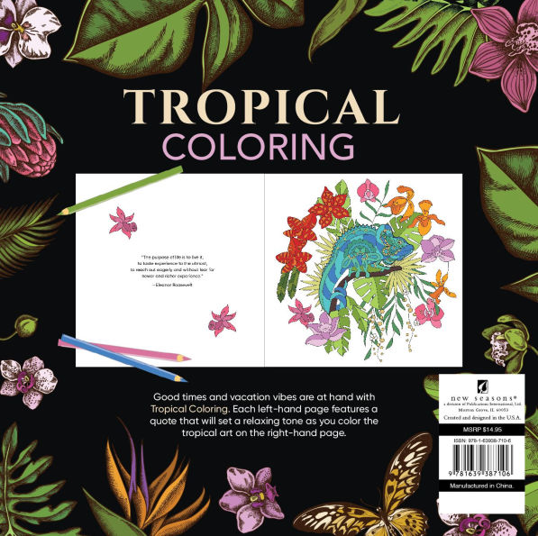 Keespake Coloring Tropical