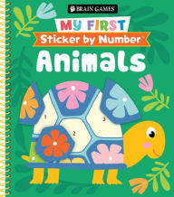 Title: Brain Games - My First Sticker by Number: Animals, Author: Publications International Ltd