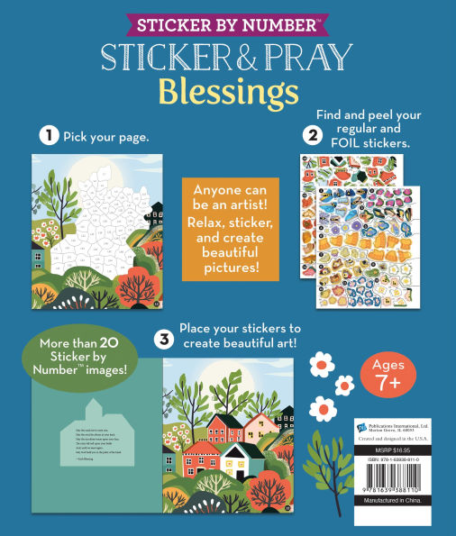 Sticker By Number Sticker & Pray Blessings