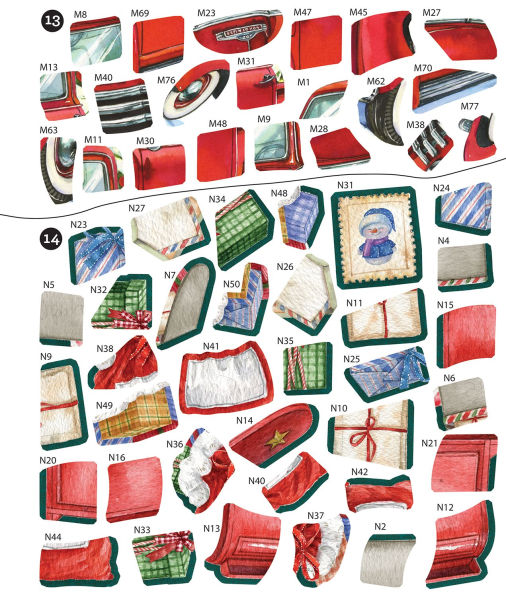 Sticker By Number Christmas Tree