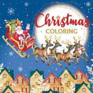 Christmas Santa's Sleigh Coloring