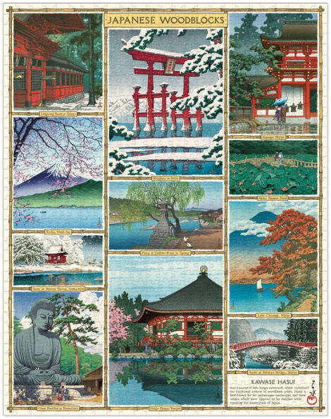 Japanese Woodblocks 1000 piece Puzzle
