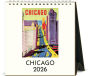 2026 Cavallini Chicago Desk Calendar