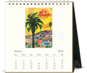 Alternative view 2 of 2026 Cavallini California Desk Calendar
