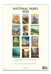 Alternative view 3 of 2026 Cavallini National Parks Wall Calendar