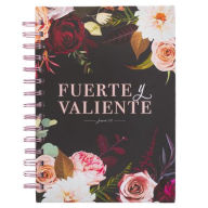 Title: Christian Art Gifts Journal W/Scripture, Diario Espiral Negro Floral Fuerte Y Valiente Jos. 1:9, Large, Hardcover Notebook, Wire Bound, Author: Christian Art Gifts