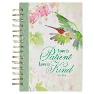 Title: Christian Art Gifts Green Journal W/Scripture Love Bible Verse Large Notebook, 192 Ruled Pages, 1 Cor. 13:4 Bible Verse, Author: Christian Art Gifts