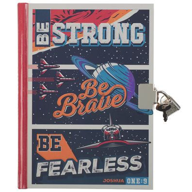 Diary Hc Strong and Courageous Josh. 1:9