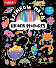 Title: Rainbow Neon Hidden Pictures, Author: Highlights