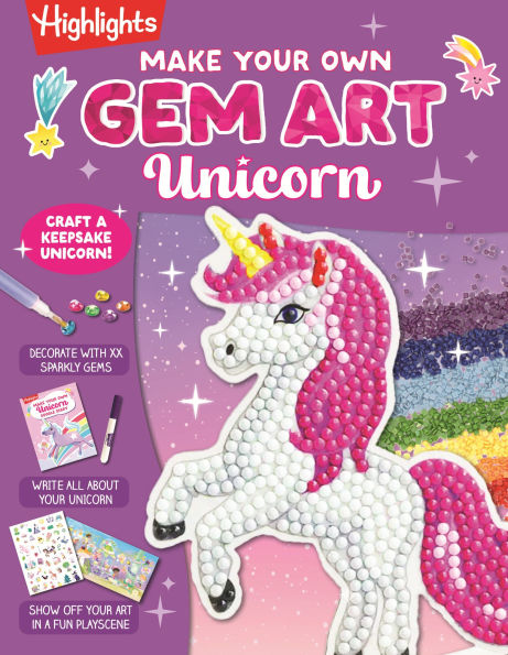 Make Your Own Gem Art Unicorn