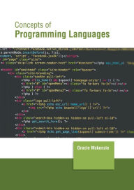 Title: Concepts of Programming Languages, Author: Gracie Mckenzie