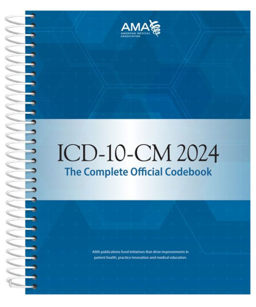 ICD10CM 2024 The Complete Official Codebook by American Medical