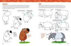 Alternative view 4 of Learn to Draw Cartoons: The World's Easiest Cartooning Book Ever! - Easy How to Draw Cartoon Characters and Animals Step by Step for Kids and Adults