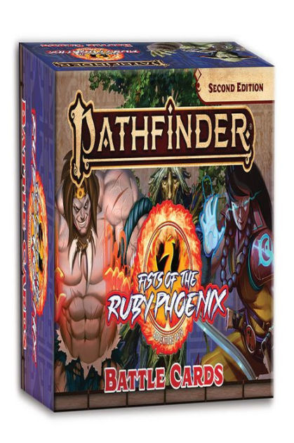 Pathfinder RPG Fists Of The Ruby Phoenix Battle Cards P2 By Paizo