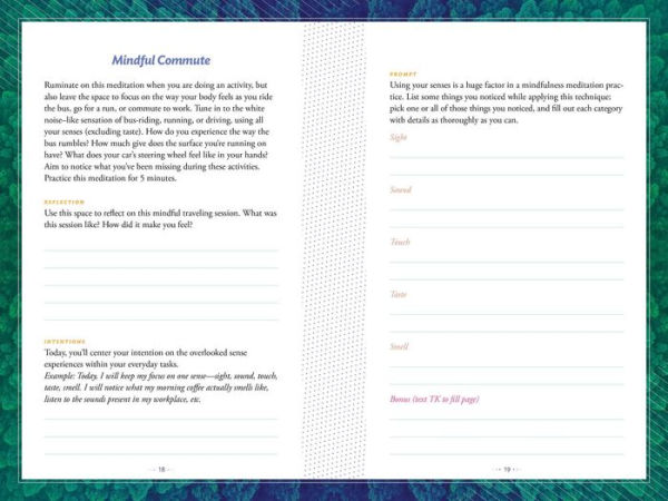 The Practical Meditation Journal: Daily Meditations and Prompts to Find Calm in Everyday Chaos