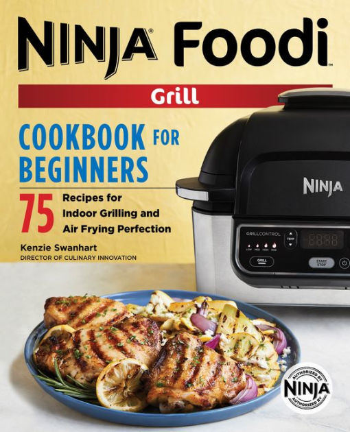 Ninja 1760 Watt Foodi Smart Grill with Recipe Book 
