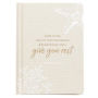Journals Hardcover Linen Give You Rest Tan