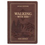 Devotional Walking with God Large Print Faux Leather