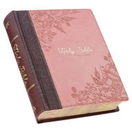 Title: KJV Holy Bible, Note-Taking Bible, Faux Leather Hardcover - King James Version, Brown/Pink, Author: Christian Art Gifts